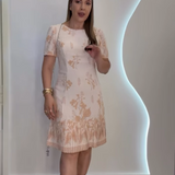 Vestido Penélope Bege