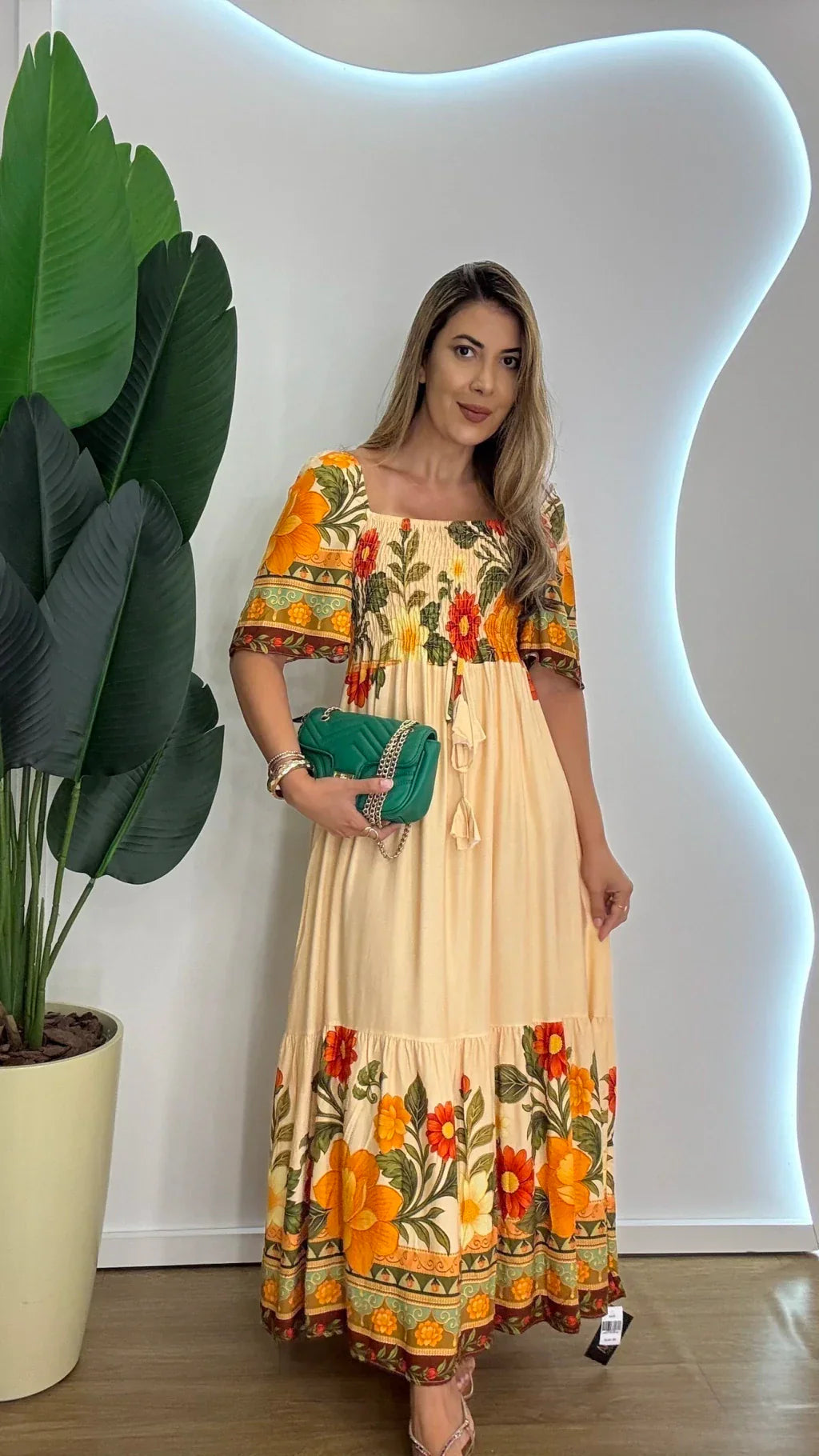 Vestido Gal Bege