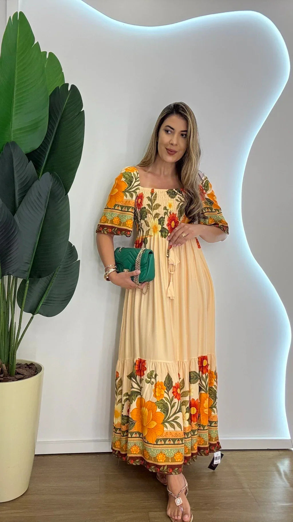 Vestido Gal Bege